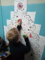 Гигантская раскраска 3,4 класс