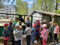 Практическое занятие с детьми старшей группы по антитеррористической безопасности