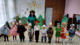 Дети средней группы показали спектакль по мотивам сказки В.Сутеева "Под грибом" #ЧитаемВместе
