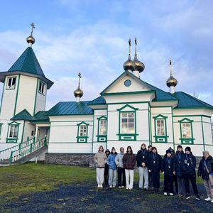 С будущими гидами по Беломорску!