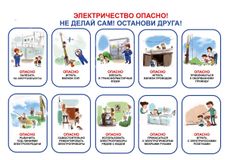 Плакат по электробезопасности № 4