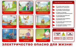 Плакат по электробезопасности № 2