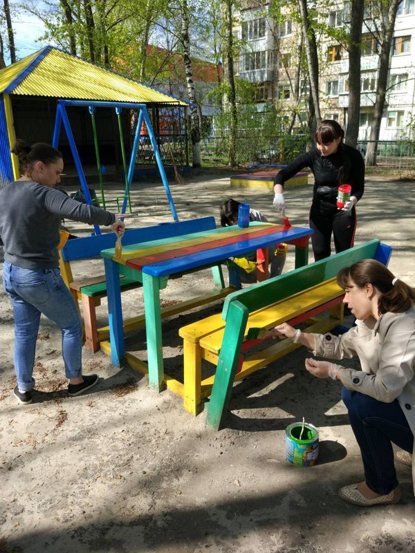 Оформление участков и площадок детского сада