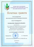 Почётная грамота президиума Иркутской областной организации профсоюза - 2022 год