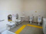 Туалетная комната в группе для детей с нарушениями опорно-двигательного аппарата