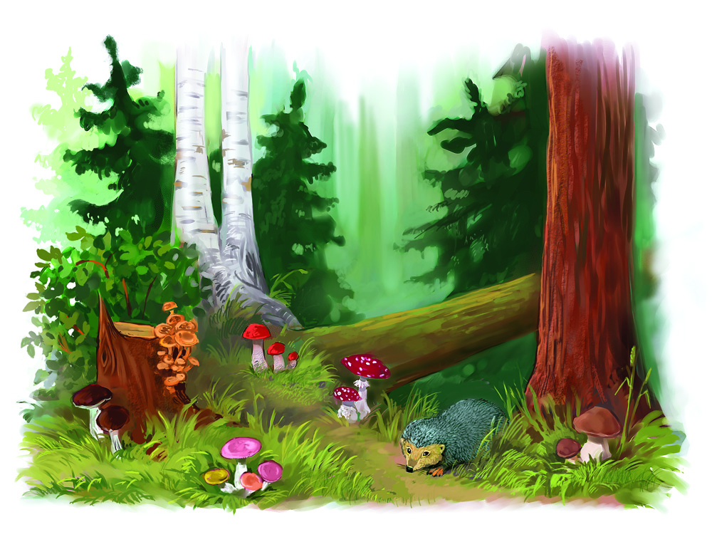 Голос леса для детей. Лес рисунок. Сказочная Полянка в лесу. Лес рисунок для детей. Лес мультяшный.