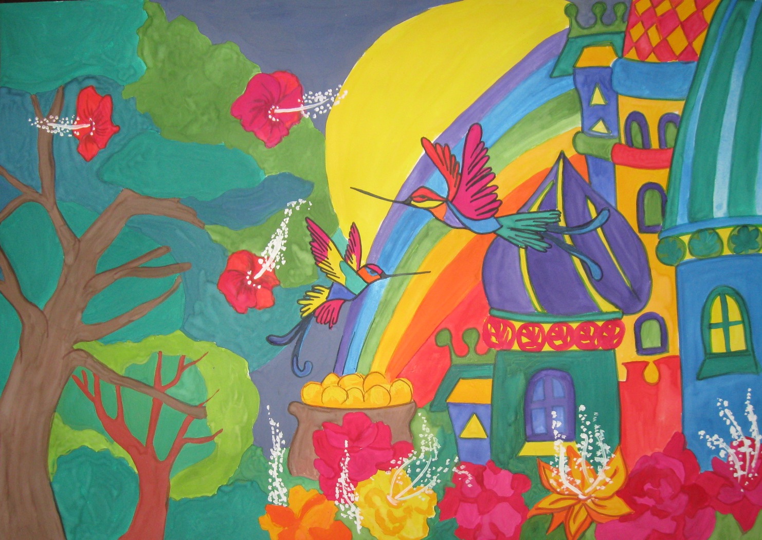 Произведения о чудесах и фантазии 1 класс. Разноцветная Страна рисование в подготовительной группе. Рисование по воображению. Композиция на тему воображение. Фантазии детей рисунки.