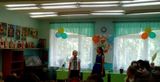 Ведущие школьного праздника "День Знаний" Рябова Н. и Калугина К.