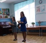 ведущие вечера Евдокимова Валерия и Виноградова Александра