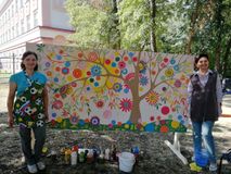Арт-стена по итогшам мероприятия