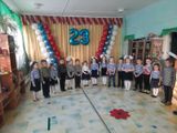 23 февраля в старших группах.