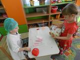Сюжетно-ролевая игра "Больница",старшая-подготовительная гр.,воспитатель Литвиненко С.Л.