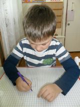 Графический диктант, рисование по клеточкам