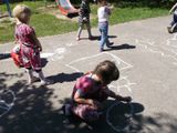 7 июня в детском саду прошёл конкурс рисунков "Мы рисуем на асфальте"