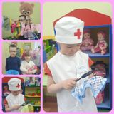 Доктор Чистюлькин осматривает бельё после стирки
