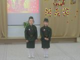 Девочки замечательно исполнили песню "День Победы"