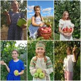 Участницы мастер- класса "Яблочный Спас"