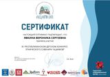 2021г Явкина В. Сертификат Участника .