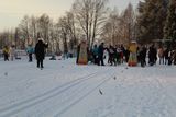 В преддверии нового года в МБУ ДО "Спортивная школа г.Онеги " прошла "Новогодняя лыжная гонка"