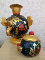 1 место Дубкова Лина, 6л. Расписной самовар. БДОУ г. Омска Д.С. № 112