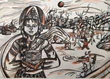 1 место Рощупкина Софья, 12л. Здравствуй весна!. БОУ г. Омска СОШ с углубленным изучением отдельных предметов № 8