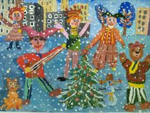 1 место Теплов Артём, 7л. Веселое рождество. БОУ ДО г. Омска Дом детского творчества ЛАО