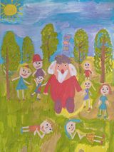 Новиков Сергей, 6л. На лесной полянке БОУ ДО г. Омска Дом творчества Кировский