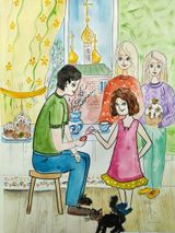 Рычкова Арина, 7л. Пасхальная радость. БОУ г. Омска СОШ № 101