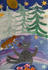 Степанова Варвара, 5л. Лиса и волк БДОУ г. Омска ДС № 59