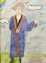 Касенов Амир, 8л. Национальная одежда моей семьи. БОУ г. Омска СОШ № 101