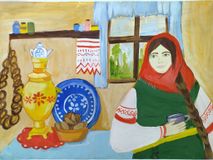 3 место Мещерякова Вероника, 9л. Русское чаепитие. БОУ г. Омска СОШ с углубленным изучением отдельных предметов № 8.