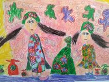 3 место Утегенова Залина, 5л. Коржын-мешок с подарками. БОУ ДО г. Омска Дом детского творчества ЛАО