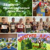 В старшей группе «Почемучки» прошло занятие посвященное Международному дню леса 🌳  🌲 🌳