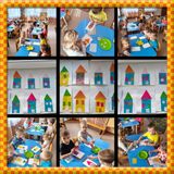 Аппликация "Дом" в средней группе Радуга 🌈