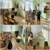 В младшей группе "Звездочки" прошло открытое занятие по теме "Моя семья "