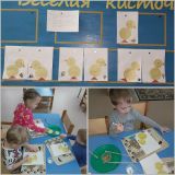 Аппликация в группе "Звёздочка⭐️"  на тему:"Цыплёнок "