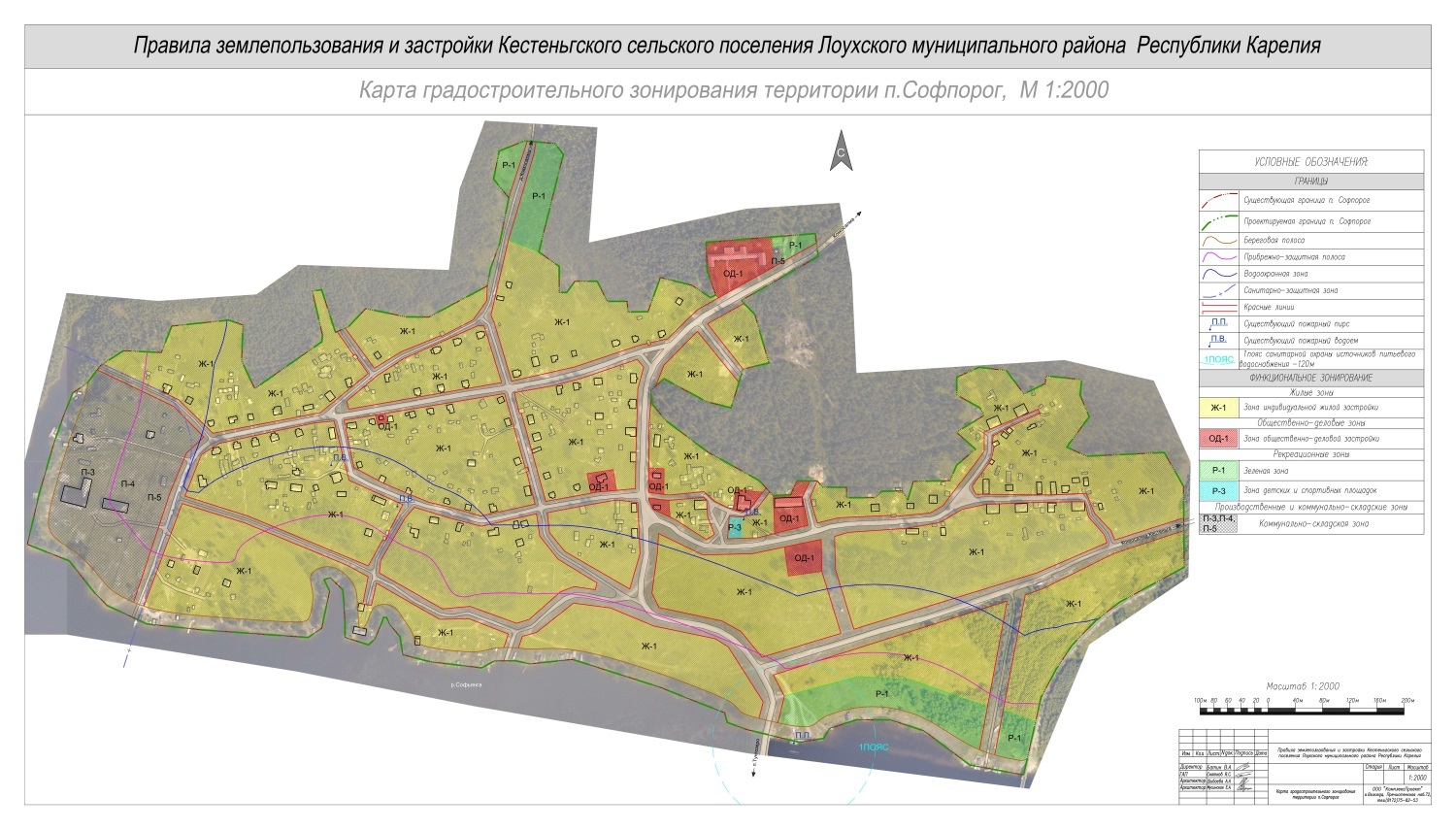 Карта поселка среднего