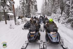 Снегоходы в Карелии