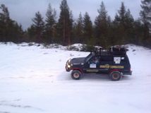 Едем на заснеженные дюны Гирваса