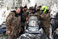 Сафари на снегоходах