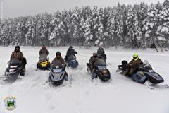 Снегоходы в Карелии