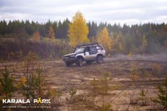 Пробные заезды в песчаных карьерах