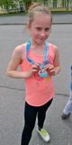 Эвита Грабовская-бронзовый призер Петрозаводского марафона в беге на дистанции 5 км