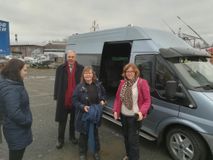 Встреча в порту Олли, Сари и Сиркка (SYKE)