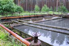 Sewage water treatment plant (SWTP) in Vidlitsa