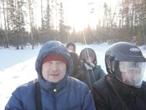 Поездка на снегоходе