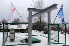 Канализационная насосная станция, которая перекачиваеи неочищенные стоки на центральные КОС Сортавала