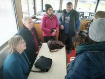 Инструктаж перед выходом в озеро