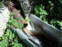 Sewage water discharge in Haapalampi