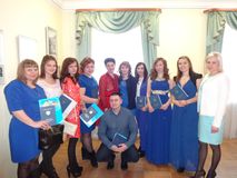 Группа студентов  заочного отделения с куратором Сокол Н.В.